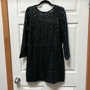 H&M long-sleeved sequin dress - NEW WITH TAGS